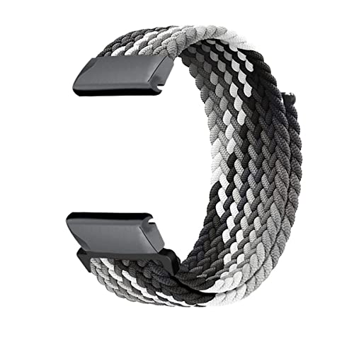 Nylon Armband Kompatibel mit Garmin EPIX Gen 2 Armbänder Bewegung Elastisch Männer und Frauen Geflochtenes Ersatzarmband für Garmin EPIX Gen 2 (3) von LXURY