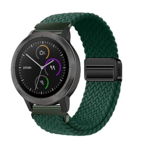 Nylon Armband Kompatibel mit Garmin Vivomove Style,Sport Elastisches Nylon Stoff Ersatzband für Garmin Vivomove Style Band Herren/Damen und Magnet Schnalle für Garmin Vivomove Style (1) von LXURY
