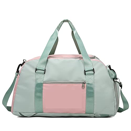 LXYDPZ Sporttasche Damen Reisetasche Damen Handtaschen mit großem Fassungsvermögen Multifunktionale Fitness-, Fitnessstudio-, Sport- und Yogatasche Seesack Rucksack Große Nylontasche von LXYDPZ