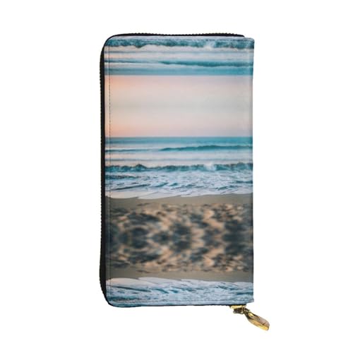 Kino-Film-Geldbörse mit Schindel- und Popcorn-Ledergeldbörse für Damen und Herren, große Geldscheine mit 12 Kartenfächern, Brieftasche, Reisepasshülle, Strand und Meer, Einheitsgröße Kino-Film-Geldbörse mit Schindel- und Popcorn-Ledergeldbörse für Damen und Herren, große Geldscheine mit 12 Kartenfächern, Brieftasche, Reisepasshülle, Strand und Meer, Einheitsgröße von LXqlSS