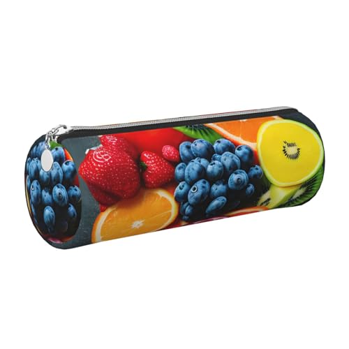 LXqlSS Federmäppchen für Füllfederhalter und Bleistifte mit Reißverschluss in Regenbogenfarben von LXqlSS