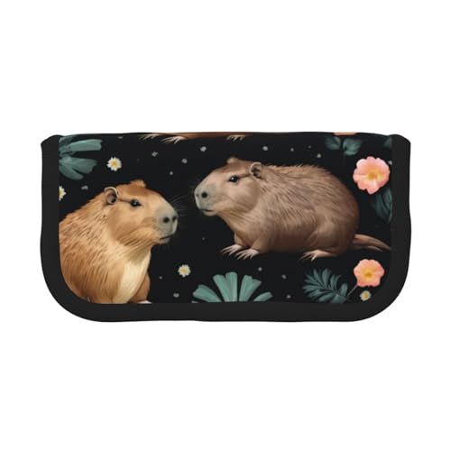 LXqlSS Federmäppchen mit Meerschweinchen-Illustration, niedliches Federmäppchen, 3 Fächer, Multifunktions-Bleistiftbox mit Reißverschluss, Organizer-Bleistifttasche, Schreibwaren LXqlSS Federmäppchen mit Meerschweinchen-Illustration, niedliches Federmäppchen, 3 Fächer, Multifunktions-Bleistiftbox mit Reißverschluss, Organizer-Bleistifttasche, Schreibwaren von LXqlSS