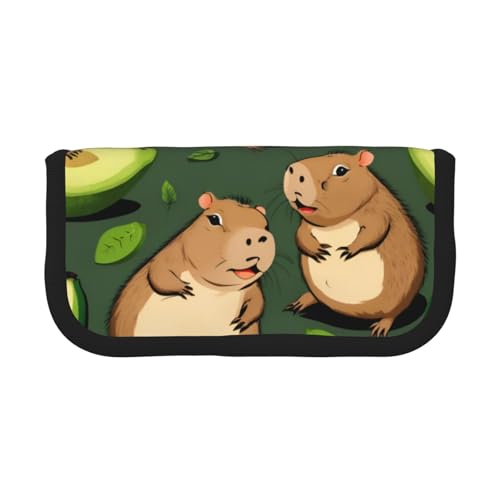 LXqlSS Niedliches Federmäppchen mit 3 Fächern, multifunktionales Federmäppchen mit Reißverschluss, Organizer, Federmäppchen, Schreibwaren von LXqlSS