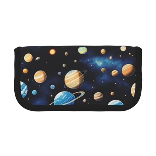 LXqlSS Niedliches Federmäppchen mit 3 Fächern, multifunktionales Federmäppchen mit Reißverschluss, Organizer, Federmäppchen, Schreibwaren von LXqlSS