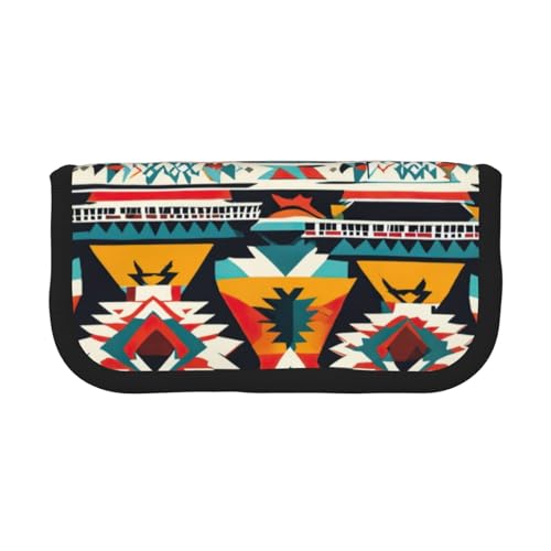 LXqlSS Niedliches Federmäppchen mit Indianer-Muster, 3 Fächer, Multifunktions-Bleistiftbox mit Reißverschluss, Organizer-Bleistifttasche, Schreibwaren LXqlSS Niedliches Federmäppchen mit Indianer-Muster, 3 Fächer, Multifunktions-Bleistiftbox mit Reißverschluss, Organizer-Bleistifttasche, Schreibwaren von LXqlSS