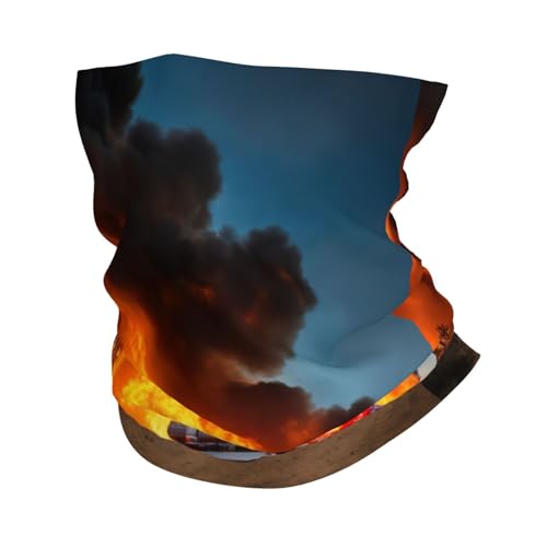 LXqlSS Sturmhaube, Sturmhaube, Sturmhaube, Sturmhaube, Sturmhaube, Motiv: Feuerwehrmann, Flammendruck, Gesichtsmaske von LXqlSS