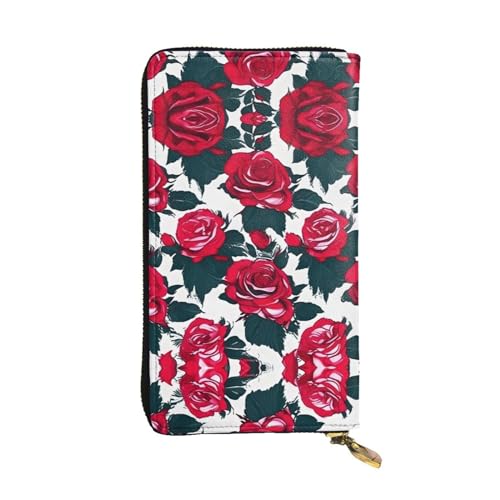 Seestern-Fischernetz-Ledergeldbörsen für Damen und Herren, große Geldscheine mit 12 Kartenfächern, Brieftasche, Reisepasshülle, Blumenbild, Einheitsgröße von LXqlSS