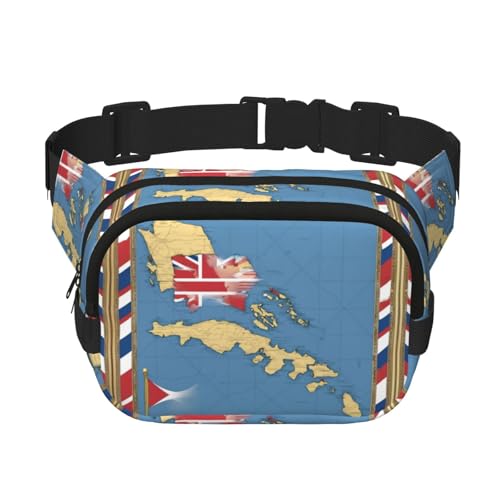 Turks- und Caicosinseln-04-Aufdruck, niedlich, groß, schwarz, Gürteltasche für Damen, Umhängetasche, Nylon, modische Bauchtasche, Schwarz, Einheitsgröße Turks- und Caicosinseln-04-Aufdruck, niedlich, groß, schwarz, Gürteltasche für Damen, Umhängetasche, Nylon, modische Bauchtasche, Schwarz, Einheitsgröße von LXqlSS