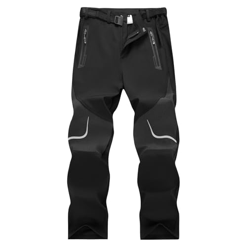 LY4U Gehen Wanderhose Herren, Safari Leichte Schnelltrocknung Reisen Angeln Atmungsaktive Outdoor-Hose mit Verstellbarer Taille von LY4U
