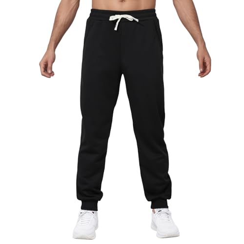 LY4U Trainingshose Herren Leichte Jogginghose Atmungsaktive Sport Freizeithose für Fitnessstudio, Laufen, Training von LY4U