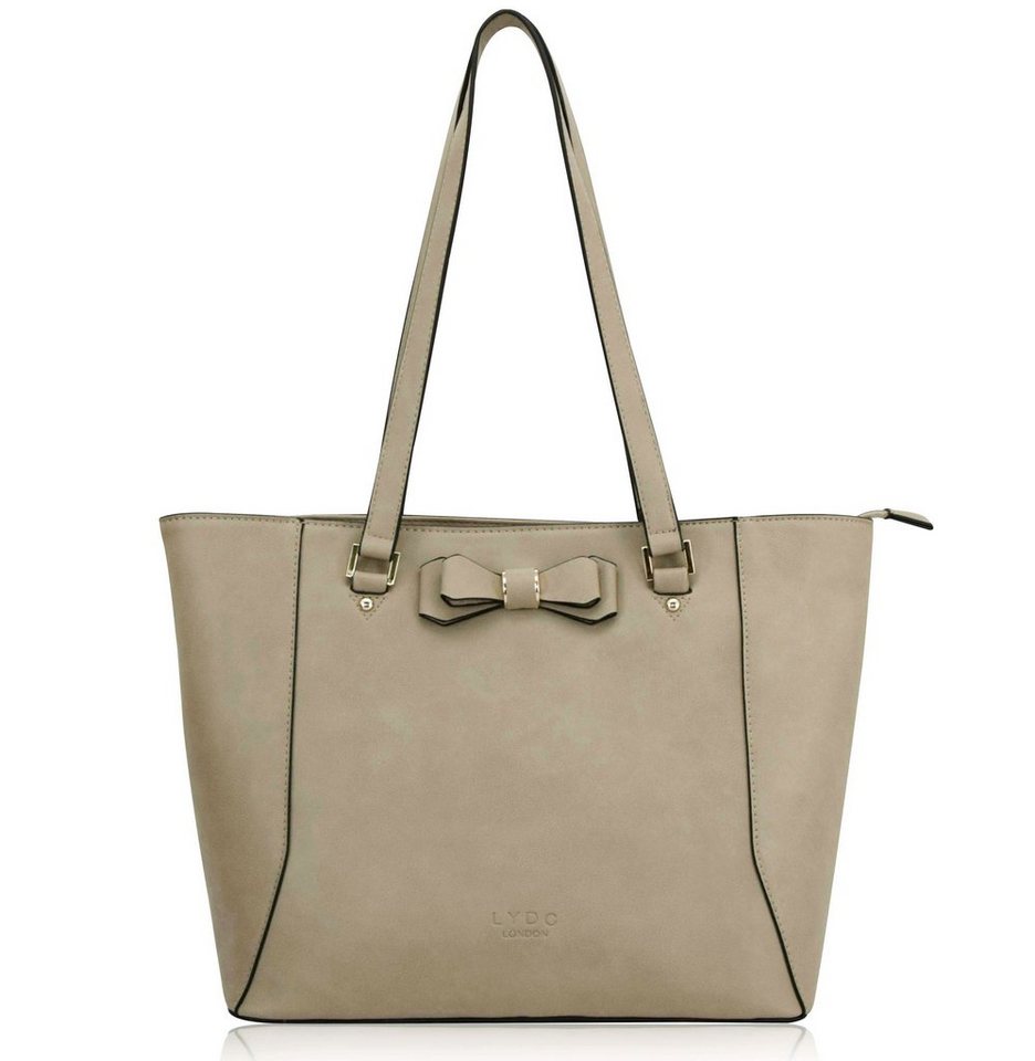 LYDC Handtasche Damen, Geräumiges und klassisches Design aus, hochwertigem Material, mit Schleifen Detail von LYDC