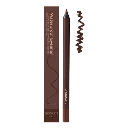 Eyeliner Bleistift wasserdichter Eyeliner Stift Langfreudiger Augen Liner Stift (Schokolade) (Schokolade) von LYEAA