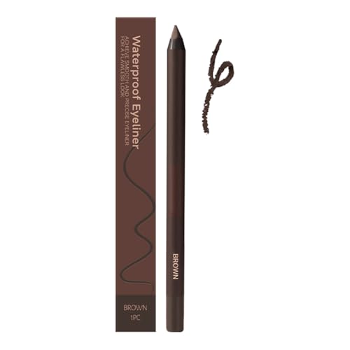 Eyeliner Bleistift wasserdichter Eyeliner Stift Langfreudiger Augen Liner Stift (braun) von LYEAA
