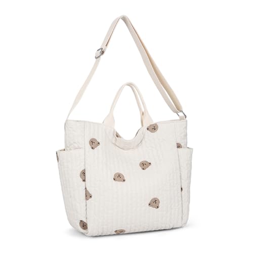 Frauen süße Umhängetasche große Kapazität Baby Windel Crossbody Tasche Verstellbares Riemen Cartoon Baby Windel Tasche Frauen im Freien täglich (Stil 2) von LYEAA
