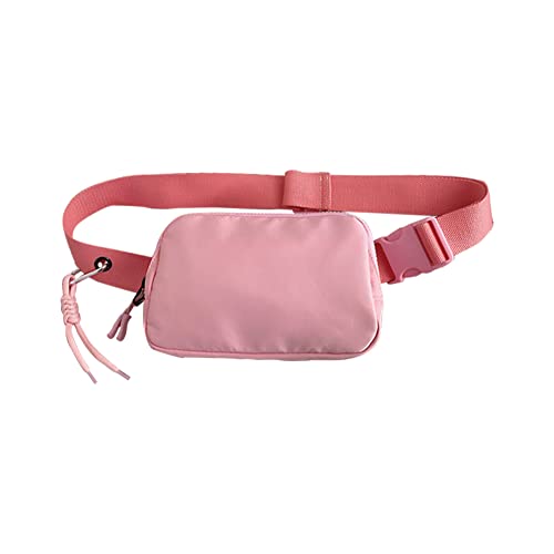 LYEAA Bauchtasche, wasserdicht, Damen, Kuriertasche, Oxford, modisch, lässig, einfach, verstellbarer Gurt for Outdoor-Wandern, rose, modisch von LYEAA