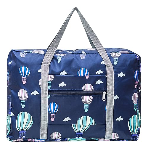 LYEAA Faltbare Aufbewahrungstasche for Kleidung, großes Fassungsvermögen, wasserdichter Reißverschluss mit Trolley-Ärmel, lässige Wochenendtasche for Damen, einfache Tasche for den Urlaub von LYEAA