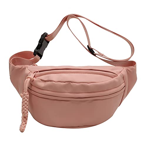 LYEAA Frauen Crossbody Taschen Leinwand Mode Messenger Taschen Einfache Lässige Wasserdichte Reise Wandern Tasche, rose, modisch von LYEAA