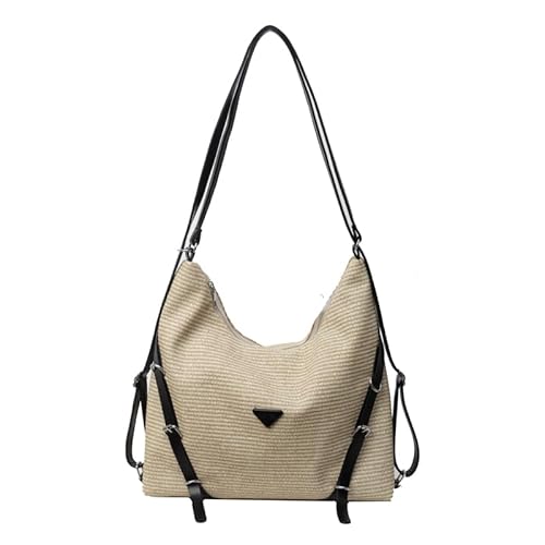 LYEAA Frauen Einfache Umhängetasche große Kapazität Mode Crossbody Tasche Verstellbares Freizeit Satchel -Tasche Frauen Freizeittasche (schwarz) von LYEAA