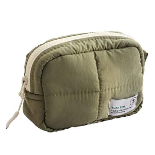 LYEAA Frauen Gesteppte Make -up -Tasche Kosmetische Organizer -Tasche mit großer Kapazität Make -up -Aufbewahrungstasche Ästhetischer Kosmetikhalter Beutel wasserdichte Outdoor -Reisetasche von LYEAA