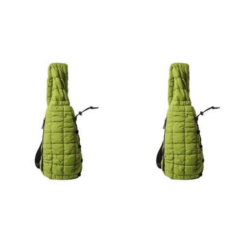 LYEAA Gesteppte Umhängetasche für Damen – verstellbarer Riemen, einfarbige Handtaschen, kariertes Design, für den täglichen Gebrauch von LYEAA