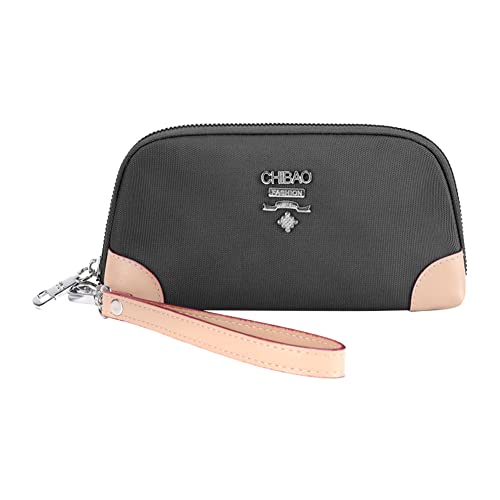 LYEAA Nylon-Clutch, tragbar, wasserdicht, Handytasche, mehrere Taschen for die Arbeit, dunkelgrau, Zeitgenössisch von LYEAA