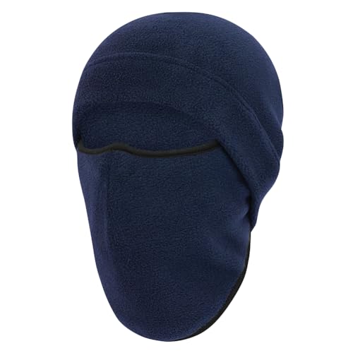 LYEAA Radfahren Vollgesichtsmaske Winddicht Thermo Sturmhaube für Motorrad und Wandern, dunkelblau, Einheitsgröße von LYEAA