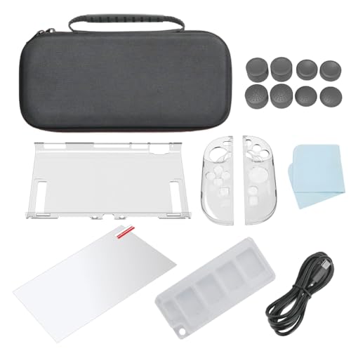 LYEAA Tragenkoffer for Switch 2 mit temperiertem Glas klarer Abdeckungstasche 15 in 1 Zubehör Set LYEAA Tragenkoffer for Switch 2 mit temperiertem Glas klarer Abdeckungstasche 15 in 1 Zubehör Set von LYEAA