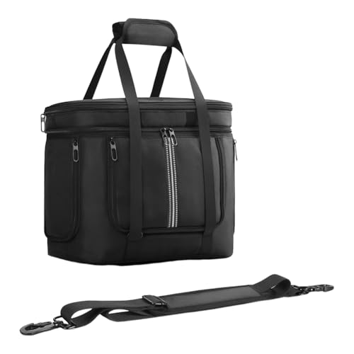 LYEAA Tragetasche für Anker SOLIX C1000 Tragbare Kraftstation Tasche Aufbewahrungstasche Reise Aufbewahrungstasche Schultergurt Griff, Schwarz , Medium von LYEAA