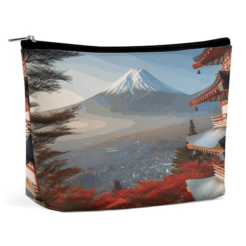 LYHVSFJW Kosmetiktasche, Make-up-Tasche für Damen, tragbare Make-up-Tasche, Ballon und Kuh, Reise-Kulturbeutel für Reisezubehör, Japanischer Fuji-Querformat, Einheitsgröße LYHVSFJW Kosmetiktasche, Make-up-Tasche für Damen, tragbare Make-up-Tasche, Ballon und Kuh, Reise-Kulturbeutel für Reisezubehör, Japanischer Fuji-Querformat, Einheitsgröße von LYHVSFJW