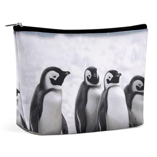 LYHVSFJW Kosmetiktasche, Make-up-Tasche für Damen, tragbare Make-up-Tasche, Feuer-Fußball-Make-up-Koffer, Reise-Kulturbeutel für Reisezubehör, Tiere mit Schnee, Einheitsgröße LYHVSFJW Kosmetiktasche, Make-up-Tasche für Damen, tragbare Make-up-Tasche, Feuer-Fußball-Make-up-Koffer, Reise-Kulturbeutel für Reisezubehör, Tiere mit Schnee, Einheitsgröße von LYHVSFJW