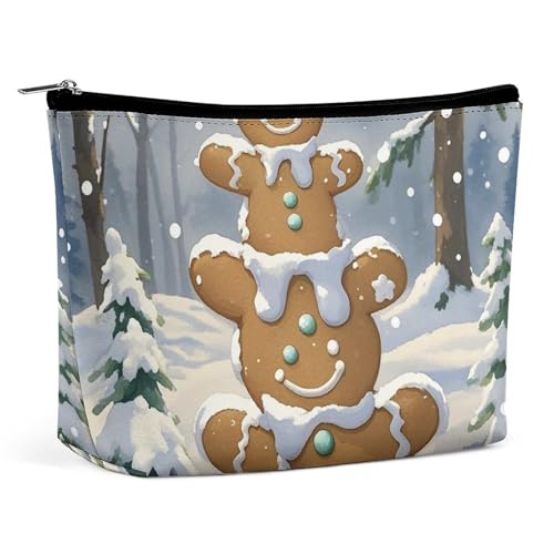 LYHVSFJW Kosmetiktasche, Make-up-Tasche für Damen, tragbare Make-up-Tasche, Senden Sie Geschenke zusammen, Make-up-Kulturbeutel für Reisezubehör, Spielen im Schnee, Einheitsgröße von LYHVSFJW