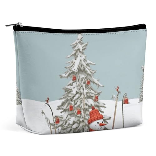 LYHVSFJW Kosmetiktasche, Make-up-Tasche für Damen, tragbare Make-up-Tasche, Sonnenuntergang, Delfin, Reise-Kulturbeutel für Reisezubehör, Weihnachtsbaum zum Skifahren, Einheitsgröße LYHVSFJW Kosmetiktasche, Make-up-Tasche für Damen, tragbare Make-up-Tasche, Sonnenuntergang, Delfin, Reise-Kulturbeutel für Reisezubehör, Weihnachtsbaum zum Skifahren, Einheitsgröße von LYHVSFJW