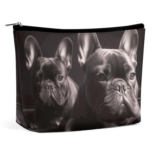 LYHVSFJW Kosmetiktasche, Make-up-Tasche für Damen, tragbare Make-up-Tasche, Waschbär-Make-up-Koffer, Reise-Kulturbeutel für Reisezubehör, Französische Bulldogge, Einheitsgröße LYHVSFJW Kosmetiktasche, Make-up-Tasche für Damen, tragbare Make-up-Tasche, Waschbär-Make-up-Koffer, Reise-Kulturbeutel für Reisezubehör, Französische Bulldogge, Einheitsgröße von LYHVSFJW