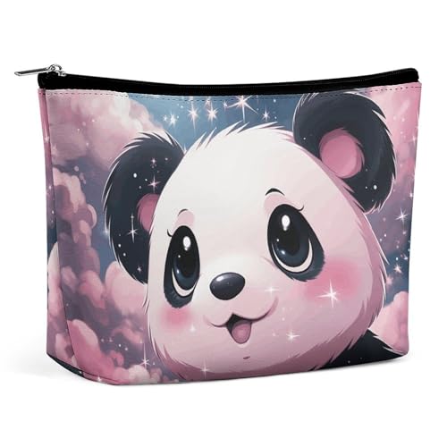 LYHVSFJW Kosmetiktasche, Make-up-Tasche für Damen, tragbare Make-up-Tasche, Waschbär-Make-up-Koffer, Reise-Kulturbeutel für Reisezubehör, panda, Einheitsgröße LYHVSFJW Kosmetiktasche, Make-up-Tasche für Damen, tragbare Make-up-Tasche, Waschbär-Make-up-Koffer, Reise-Kulturbeutel für Reisezubehör, panda, Einheitsgröße von LYHVSFJW