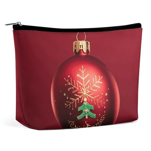 LYHVSFJW Kosmetiktasche, Make-up-Tasche für Damen, tragbare Make-up-Tasche, Weihnachtsball, Make-up-Kulturbeutel, Reise-Kulturbeutel für Reisezubehör, Weihnachtskugel, Einheitsgröße LYHVSFJW Kosmetiktasche, Make-up-Tasche für Damen, tragbare Make-up-Tasche, Weihnachtsball, Make-up-Kulturbeutel, Reise-Kulturbeutel für Reisezubehör, Weihnachtskugel, Einheitsgröße von LYHVSFJW