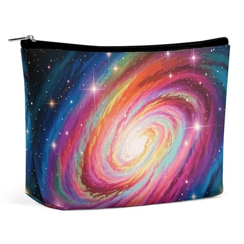 LYHVSFJW Kosmetiktasche, Make-up-Tasche für Damen, tragbare Make-up-Tasche, bunt, Galaxie-Make-up-Tasche, Reise-Kulturbeutel für Reisezubehör, Farbiges Galaxy, Einheitsgröße LYHVSFJW Kosmetiktasche, Make-up-Tasche für Damen, tragbare Make-up-Tasche, bunt, Galaxie-Make-up-Tasche, Reise-Kulturbeutel für Reisezubehör, Farbiges Galaxy, Einheitsgröße von LYHVSFJW