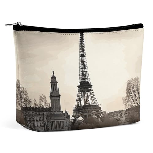 LYHVSFJW Kosmetiktasche, Make-up-Tasche für Damen, tragbare Make-up-Tasche, lila und rosa, Reise-Kulturbeutel für Reisezubehör, Travel Paris, Einheitsgröße LYHVSFJW Kosmetiktasche, Make-up-Tasche für Damen, tragbare Make-up-Tasche, lila und rosa, Reise-Kulturbeutel für Reisezubehör, Travel Paris, Einheitsgröße von LYHVSFJW