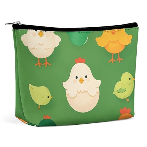 LYHVSFJW Kosmetiktasche, Make-up-Tasche für Damen, tragbare Make-up-Tasche, zwei Schneemänner und Schleife, Make-up-Tasche, Reise-Kulturbeutel für Reisezubehör, Mehrere Hühner-Themen, Einheitsgröße LYHVSFJW Kosmetiktasche, Make-up-Tasche für Damen, tragbare Make-up-Tasche, zwei Schneemänner und Schleife, Make-up-Tasche, Reise-Kulturbeutel für Reisezubehör, Mehrere Hühner-Themen, Einheitsgröße von LYHVSFJW