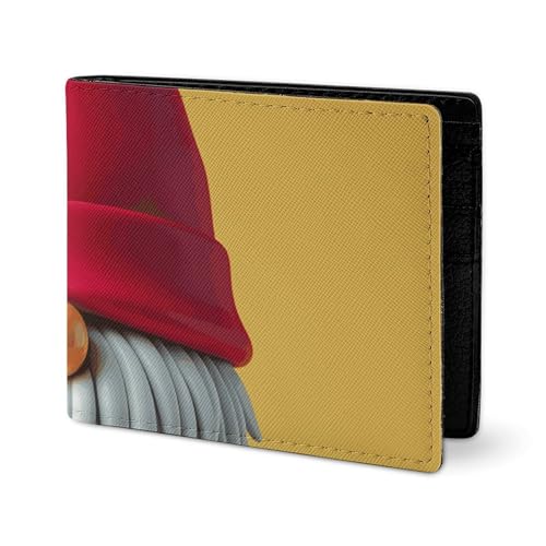 LYHVSFJW Ledergeldbörse für Herren, stilvolle Münzbörse für Damen, schlank und dünn, niedlicher Zwergenhut, Bifold Wallet Kartenhalter, Niedlicher Zwergenhut, Einheitsgröße LYHVSFJW Ledergeldbörse für Herren, stilvolle Münzbörse für Damen, schlank und dünn, niedlicher Zwergenhut, Bifold Wallet Kartenhalter, Niedlicher Zwergenhut, Einheitsgröße von LYHVSFJW