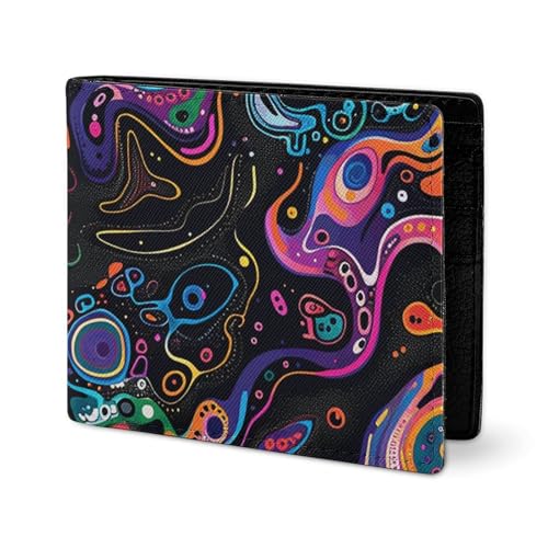 LYHVSFJW Ledergeldbörse für Herren, stilvolle Münzgeldbörse für Damen, schlank und dünn, bunt, tropisches Blättermuster, Bifold Wallet Kartenhalter, Verschiedene Formen von Farben, Einheitsgröße LYHVSFJW Ledergeldbörse für Herren, stilvolle Münzgeldbörse für Damen, schlank und dünn, bunt, tropisches Blättermuster, Bifold Wallet Kartenhalter, Verschiedene Formen von Farben, Einheitsgröße von LYHVSFJW