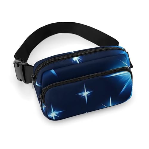 Bauchtaschen mit Cartoon-Motiv und blauem Stern für Damen, Crossbody für Reisen und Sport, Stil, 20 x 13 cm, Bauchtaschen, Stil:, 20x13cm, Bauchtaschen von LYHVSFZQ