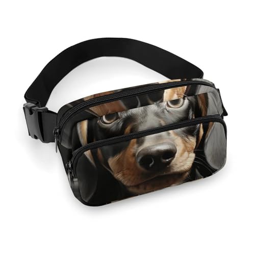 Bauchtaschen mit Dackel-Druck, Crossbody-Tasche für Damen, Crossbody für Reisen und Sport, Stil, 20 x 13 cm, Bauchtaschen, Stil:, 20x13cm, Bauchtaschen von LYHVSFZQ