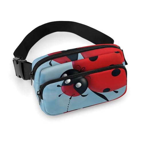 Fanny Packs Ladybug And Cloud Printed Umhängetaschen für Frauen Crossbody for Travel And Sport, Style, 20 x 13 cm, Fanny Packs, Style, 20x13cm, Gürteltaschen, Stil, 20x13cm, Hüfttaschen Fanny Packs Ladybug And Cloud Printed Umhängetaschen für Frauen Crossbody for Travel And Sport, Style, 20 x 13 cm, Fanny Packs, Style, 20x13cm, Gürteltaschen, Stil, 20x13cm, Hüfttaschen von LYHVSFZQ