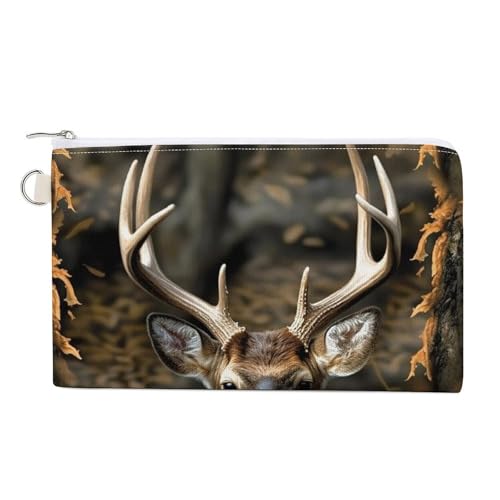 Geldbörse Münzbörse Camouflage Hirsch Bedruckte Geldbörse für Männer Geldbörse Frauen für Einkaufen tägliche Freizeitaktivitäten Stil One Size Geldbörse, Stil:, Einheitsgröße, Brieftasche von LYHVSFZQ
