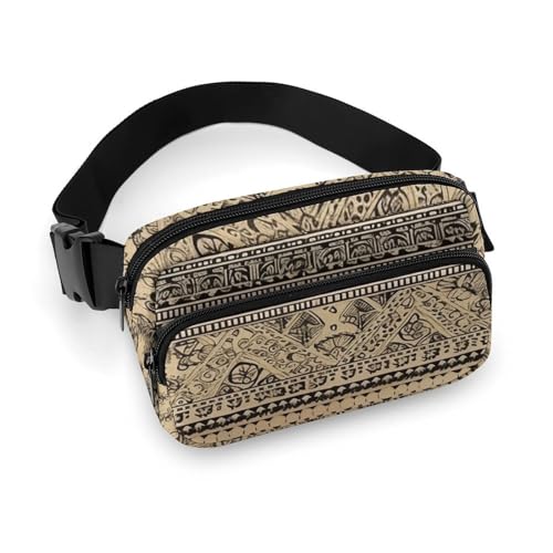 Gürteltaschen Bronze und Schwarz bedruckte Crossbody Taschen für Damen Crossbody für Reisen und Sport, Stil, 20 x 13 cm, Hüfttaschen, Style, 20x13cm, Gürteltaschen, Stil, 20x13cm, Hüfttaschen von LYHVSFZQ