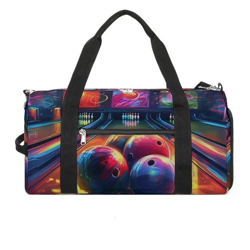 Turnbeutel Bowlingbälle Bedruckte Seesack Yogatasche Rucksack Seesack Kleine Turnbeutel für Damen und Herren Stil Einheitsgröße Turnbeutel, Stil:, Einheitsgröße, Turnbeutel von LYHVSFZQ