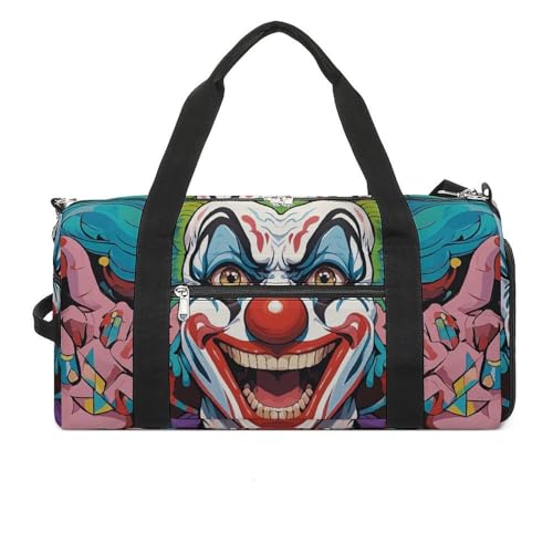 Turnbeutel Clowns Bedruckte Seesack Yogatasche Rucksack Seesack Kleine Turnbeutel für Damen und Herren Stil Einheitsgröße Turnbeutel, Stil:, Einheitsgröße, Turnbeutel von LYHVSFZQ