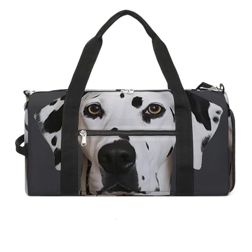 Turnbeutel Dalmatiner bedruckt Duffle Bag Yogatasche Rucksack Seesack klein Turnbeutel für Damen und Herren Stil One Size Gym Bag, Stil:, Einheitsgröße, Turnbeutel von LYHVSFZQ