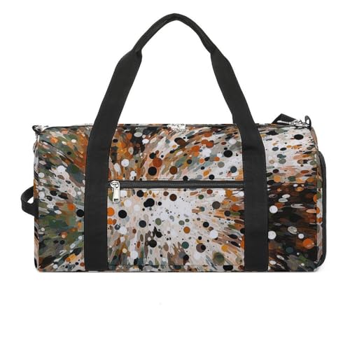 Turnbeutel Dots of Different Printed Duffle Bag Yoga Bag Backpack Duffel Bag Small Gym Bag for Men And Women Style One Size Gym Bag, Stil:, Einheitsgröße, Turnbeutel von LYHVSFZQ