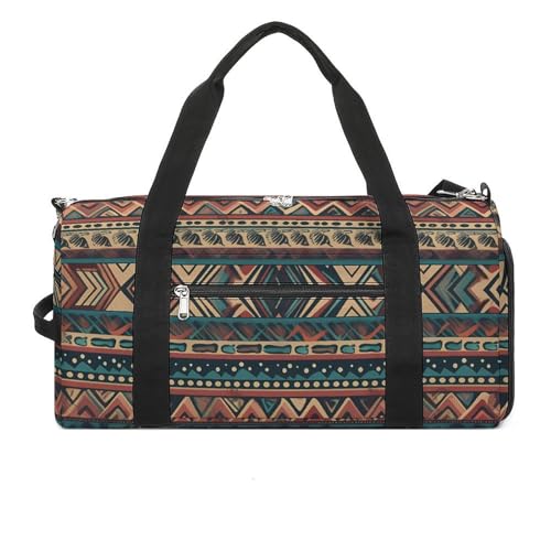 Turnbeutel Indianer bedruckt Duffle Bag Yogatasche Rucksack Seesack klein Turnbeutel für Damen und Herren Style One Size Gym Bag, Stil:, Einheitsgröße, Turnbeutel von LYHVSFZQ